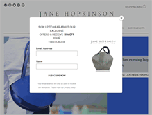 Tablet Screenshot of janehopkinsonbags.co.uk